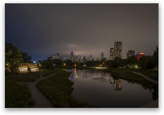 Lincoln Park  Fine Art Metal Print