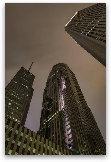 Prudential Plaza Fine Art Metal Print