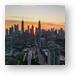 Autumnal Equinox Sunrise in Chicago Metal Prints