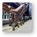 Brown Line Quincy Stop Metal Prints