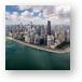 Chicago Gold Coast Aerial Panoramic Metal Prints