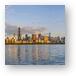 Chicago Skyline Dawn Panoramic Metal Prints