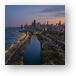 Chicago's Skyline Embraced by Fall Metal Prints