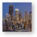 Chicago's Streeterville at Dusk Vertical Metal Prints