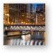 Michigan Ave bridge Metal Prints