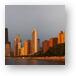 Sunrise over Chicago Metal Prints