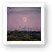 Moon over Chicago Art Prints