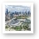 Soldier Field and Chicago Skyline Art Prints